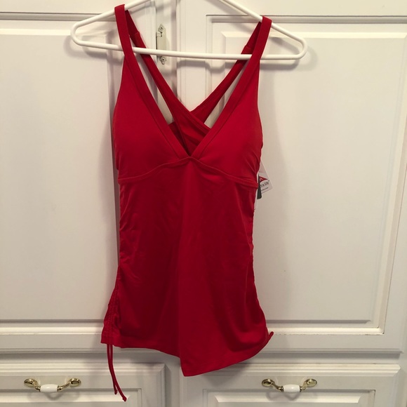 Athleta Other - Athleta red swim tank size medium